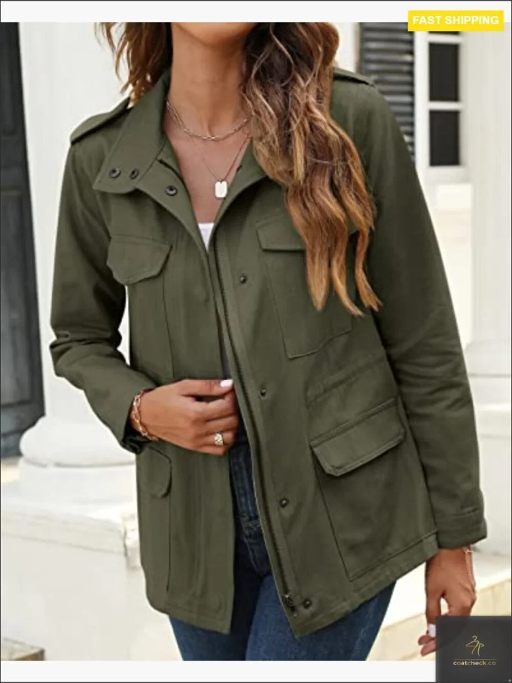 Military Utility Anorak Jacket Lightweight Cotton Vintage Field Safari Coat